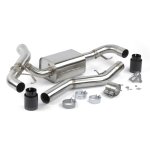 Dinan 19-26 BMW 330i (G20)/21-26 BMW 430i (G22) Valved Axleback Exhaust System - Black Tips (image for) Dinan 19-26 BMW 330i (G20)/21-26 BMW 430i (G22) Valved Axleback Exhaust System - Black Tips