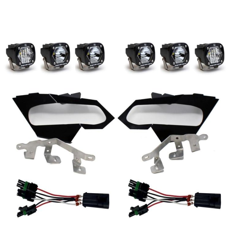 (image for) Baja Designs Can-Am X3 Headlight Kit S1 Spot W/C Headlight Kit