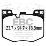 (image for) EBC 2018+ BMW X3 M40i (G01) 3.0T Greenstuff Front Brake Pads