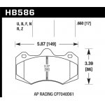 (image for) Hawk AP Racing CP7040 Performance Ceramic Street Brake Pads
