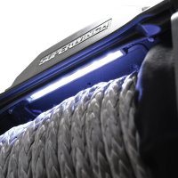 (image for) Superwinch 12000 LBS 12V DC 3/8in x 80ft Synthetic Rope SX 12000SR Winch - Graphite