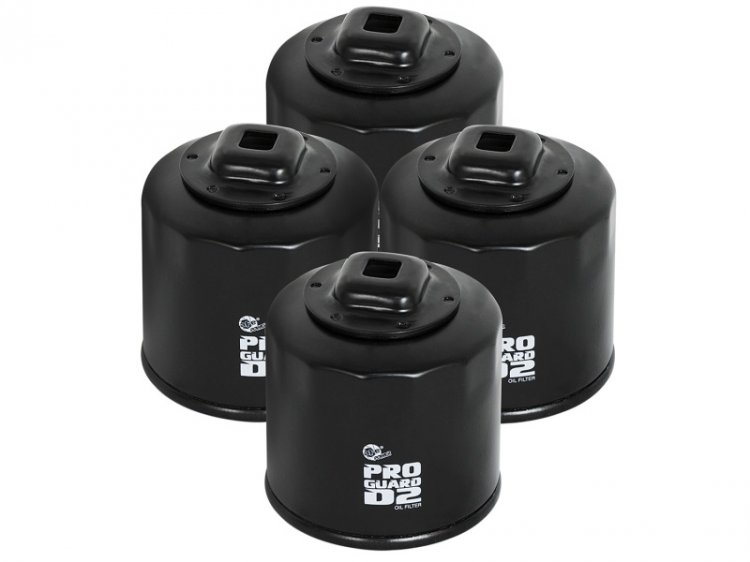 (image for) aFe Pro GUARD D2 Oil Filter 02-17 Nissan Cars L4/ 04-17 Subaru Cars H4 (4 Pack)