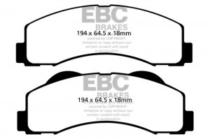 (image for) EBC 15+ Ford Expedition 3.5 Twin Turbo 2WD Yellowstuff Front Brake Pads