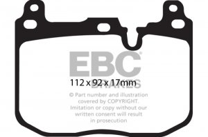 (image for) EBC 14+ BMW i8 1.5 Turbo/Electric Yellowstuff Front Brake Pads
