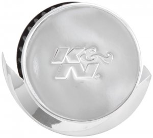 (image for) K&N 1.5in Flange ID x 3in OD x 2.5in Height Clamp On Crankcase Vent Filter