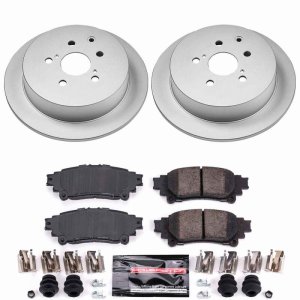 (image for) Power Stop 10-15 Lexus RX350 Rear Z23 Coated Brake Kit
