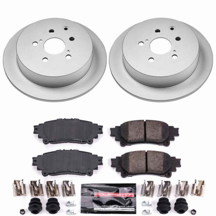 (image for) Power Stop 10-15 Lexus RX350 Rear Z23 Coated Brake Kit