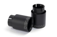 (image for) Dinan 19-26 BMW 330i (G20)/21-26 BMW 430i (G22) Valved Axleback Exhaust System - Black Tips