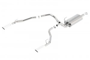 (image for) Borla Cat-Back Touring 09-15 Ram 1500 5.7L EC SB Truck Single Spilt Rear Exit Through Bumper