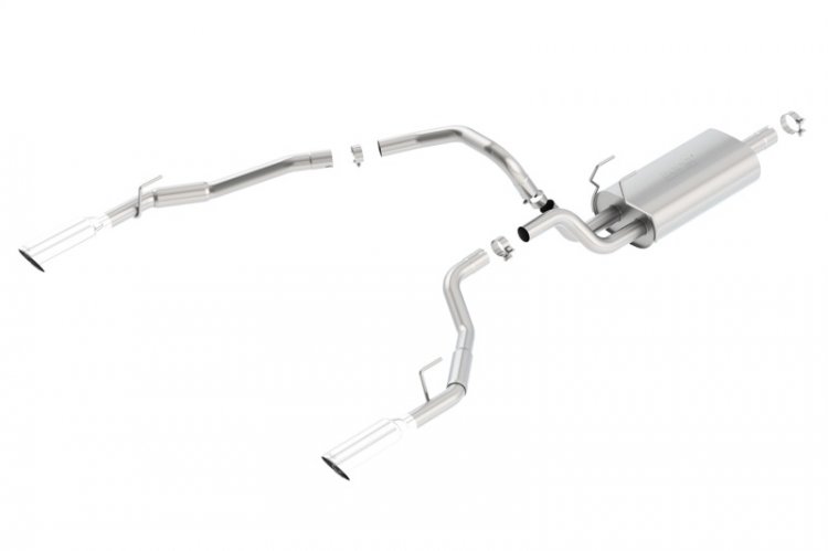 (image for) Borla Cat-Back Touring 09-15 Ram 1500 5.7L EC SB Truck Single Spilt Rear Exit Through Bumper