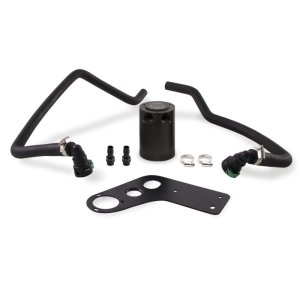 (image for) Mishimoto 2015+ Ford Mustang GT Baffled Oil Catch Can Kit - Black