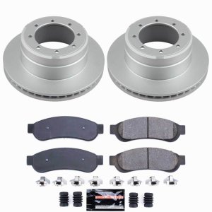 (image for) Power Stop 10-12 Ford F-350 Super Duty Rear Z23 Coated Brake Kit