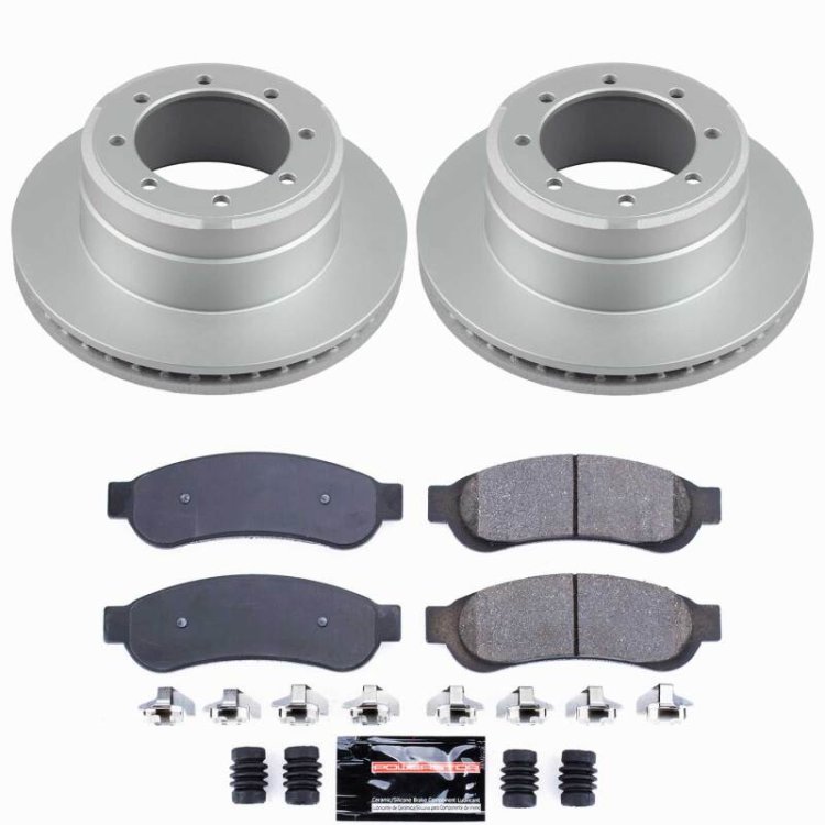 (image for) Power Stop 10-12 Ford F-350 Super Duty Rear Z23 Coated Brake Kit