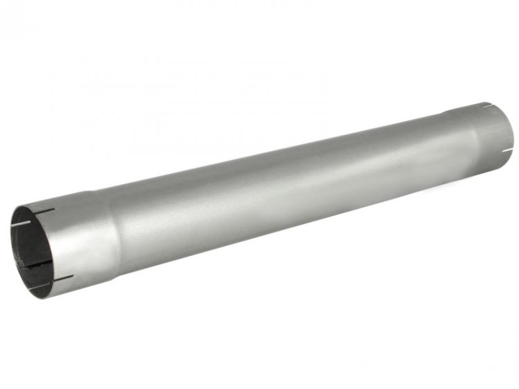 (image for) aFe MACHForce XP Exhausts Muffler Delete Aluminized 4 ID In/Out 8 Dia