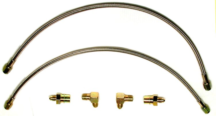 (image for) Wilwood Flexline Kit 90-99 Civic w/ Forged Dynalite Front Caliper