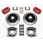(image for) Wilwood Dynapro Lug Mount P/S P-B Kit Drilled-Red New Big Ford 2.50in Offset
