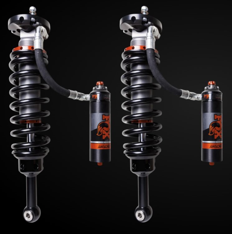 (image for) Fox 05-23 Toyota Tacoma 2.5 Factory Race Series Internal Bypass Front Shock Kit 2-3in Lift
