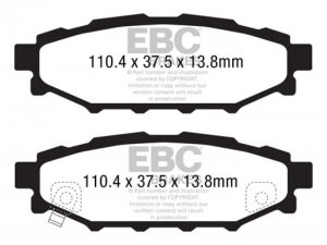 (image for) EBC 12+ Subaru BRZ 2.0 (solid rear rotors) Ultimax2 Rear Brake Pads