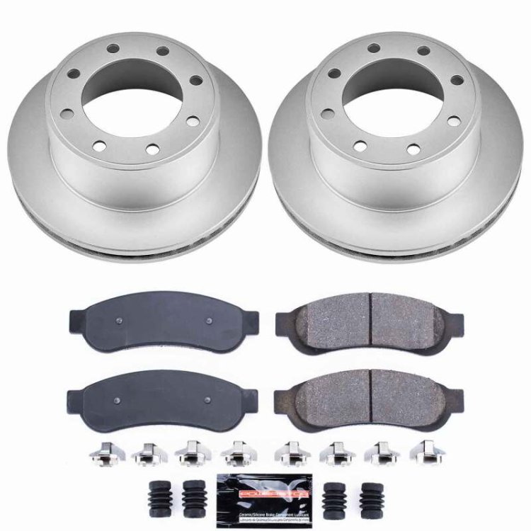 (image for) Power Stop 10-12 Ford F-250 Super Duty Rear Z23 Coated Brake Kit