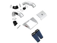 (image for) aFe Rapid Induction Pro 5R Cold Air Intake System Brushed 21-22 Ford F-150 Raptor V6-3.5L (tt)