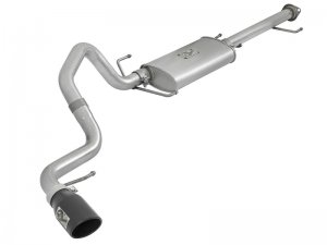 (image for) aFe Scorpion 2-1/2in Aluminized Steel Cat-Back Exhaust w/ Black Tips 07-17 Toyota FJ Cruiser V6 4.0L