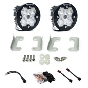 (image for) Baja Designs 18-25 JL/JT / 20-25 Gladiator Squadron-R Sport 2.0 Fog Kit OE Sahara Bumper (WC) -Clear