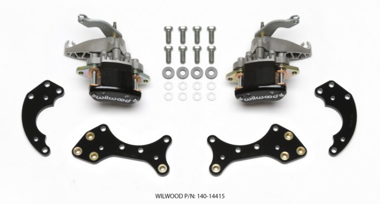(image for) Wilwood P/S Retrofit Kit w/MC4 P-Brake Forged Dynalite Pro Street 12.19in Rear Kits