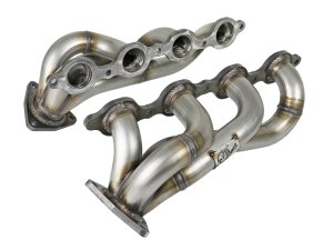 (image for) aFe Twisted Steel 1-3/4in 304SS Shorty Headers 2019 GM Silverado / Sierra 1500 V8-5.3L/6.2L