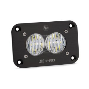 (image for) Baja Designs S2 Pro Flush Mount Wide Cornering Pattern LED Work Light - Clear
