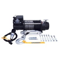 (image for) Superwinch 11500 LBS 12V DC 3/8in x 80ft Synthetic Rope Tiger Shark 11500 Winch