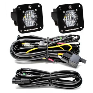 (image for) Baja Designs S1 Wide Cornering LED Light Backup Kit w/ Mounting Bracket Pair