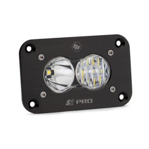(image for) Baja Designs S2 Pro Flush Mount Driving Combo Pattern LED Work Light - Clear