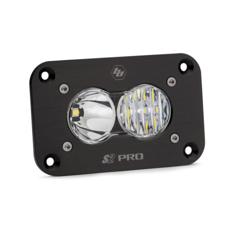 (image for) Baja Designs S2 Pro Flush Mount Driving Combo Pattern LED Work Light - Clear