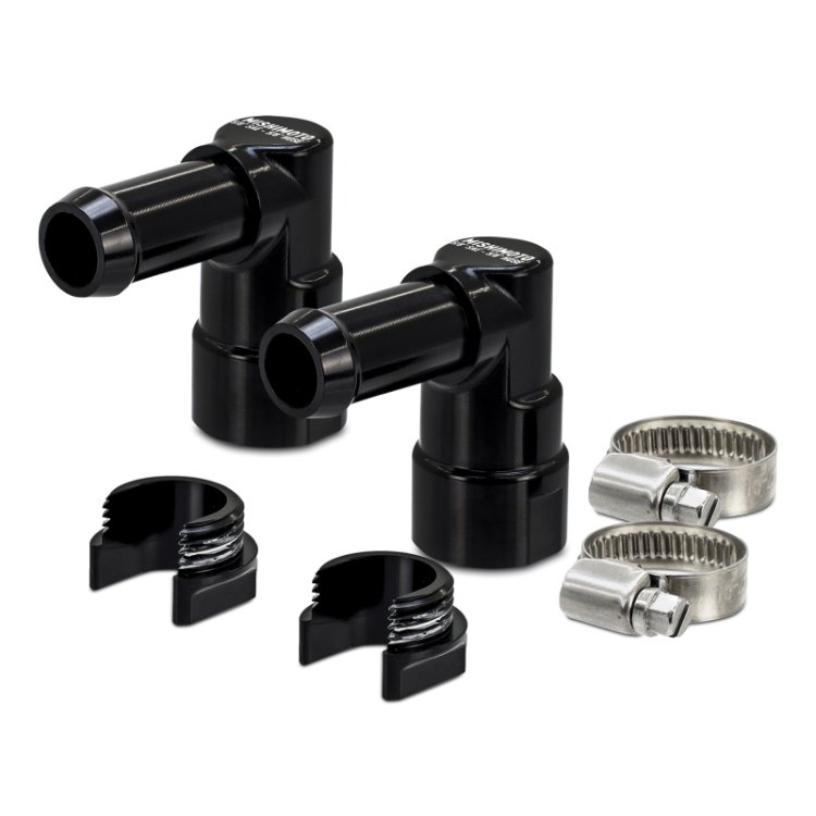 (image for) Mishimoto 2011+ Dodge Durango Heater Supply and Return Hose CNC Fitting Set