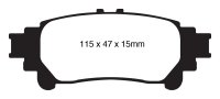 (image for) EBC 13+ Lexus GS350 3.5 RWD Yellowstuff Rear Brake Pads