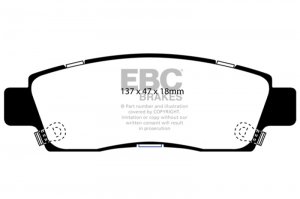(image for) EBC 07+ Buick Enclave 3.6 Greenstuff Rear Brake Pads