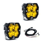 (image for) Baja Designs Squadron 2.0 Sport LED Spot (Pair) - Baja Amber