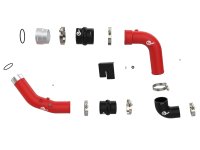 (image for) aFe 23-25 Ford F250/F350 Super Duty V8-6.7L BladeRunner Aluminum Hot & Cold Charge Pipe Kit - Red
