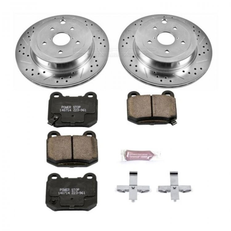 (image for) Power Stop 08-14 Subaru Impreza Rear Z23 Evolution Sport Brake Kit