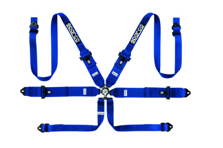 (image for) Sparco BELT 6 PNT 3 to 2in HANS STEEL
