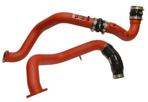 (image for) Injen 16-20 Honda Civic 1.5L Turbo Aluminum Intercooler Piping Kit - Wrinkle Red