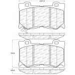 (image for) StopTech Street Select Brake Pads - Front