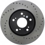 (image for) StopTech 06-08 Honda Civic Si Cross Drilled Left Front Rotor
