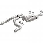 (image for) MagnaFlow Cat-Back 2021 Jeep Wrangler 6.4L Rock Crawler Series Dual Exit Stainless Exhaust