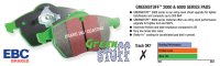 (image for) EBC 15+ Cadillac Escalade 6.2 2WD Greenstuff Rear Brake Pads