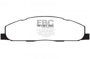(image for) EBC 09-11 Dodge Ram 2500 Pick-up 5.7 2WD/4WD Greenstuff Rear Brake Pads