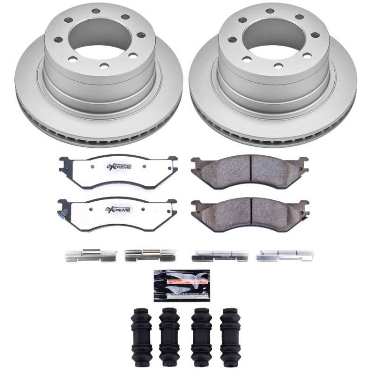 (image for) Power Stop 06-08 Dodge Ram 1500 Rear Z36 Coated Truck & Tow Brake Kit