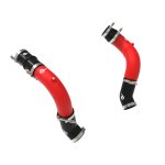 (image for) aFe BladeRunner 3in & 3-1/2in AL Hot and Cold Charge Pipe Kit Red RAM Diesel Trucks 25-26 L6-6.7L