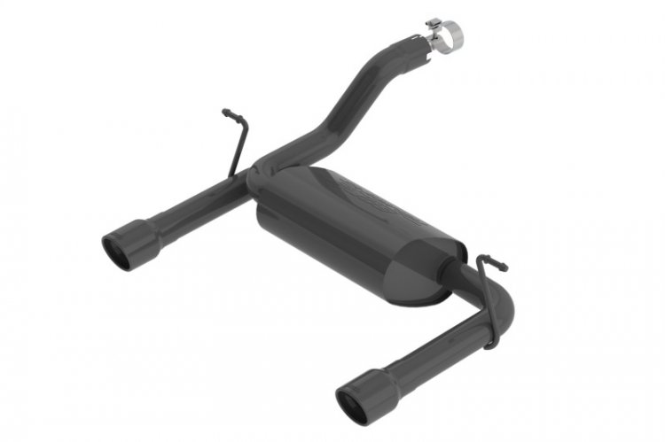 (image for) Borla 2018 Jeep Wrangler JL/JLU 3.6L 2DR/4DR Touring SS Axle Back Black Coated Exhaust w/3.5in Tips