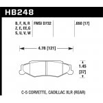 (image for) Hawk 04-09 Cadillac XLR / 97-11 Chevrolet Corvette DTC-60 Race Rear Brake Pads